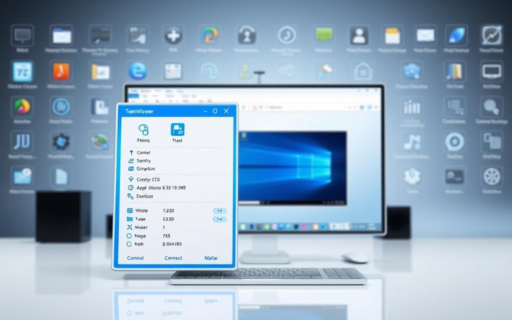 TeamViewer remote access interface